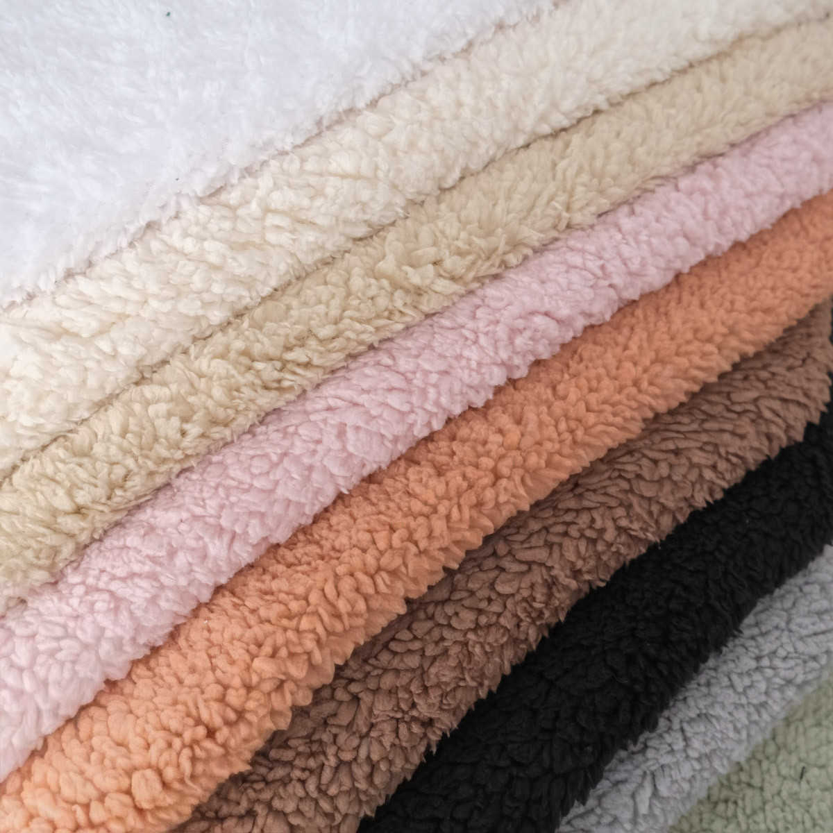 Tissu Sherpa Uni